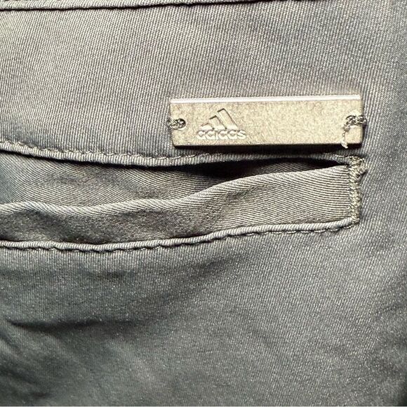 adidas Charcoal Flat Front Shorts - Picture 10 of 11